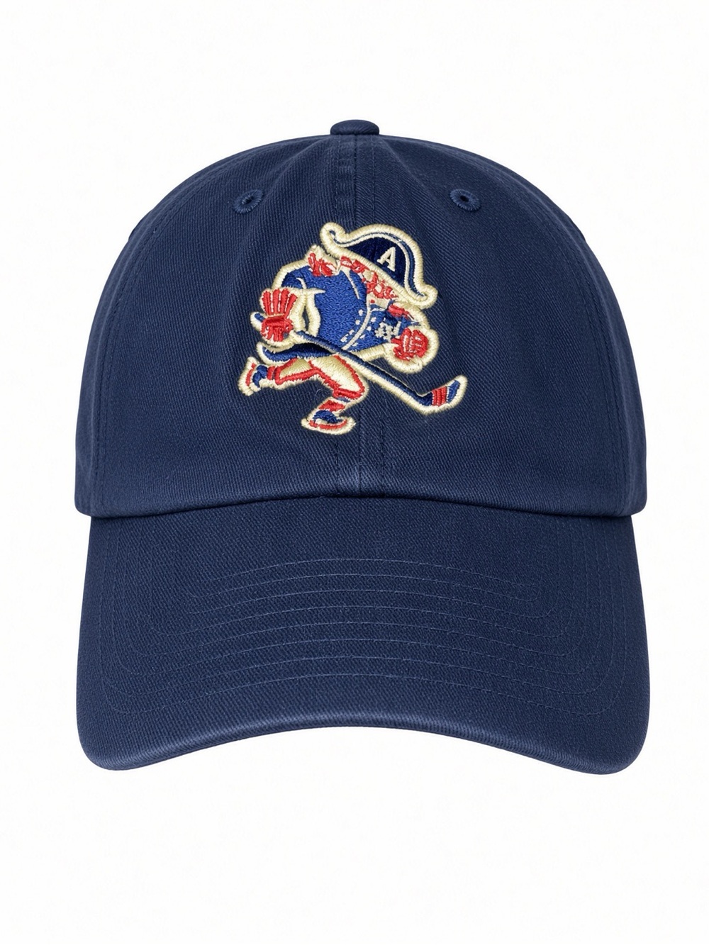 '47 Brand Navy Milwaukee Admirals Adjustable Clean Up Hat OSFA